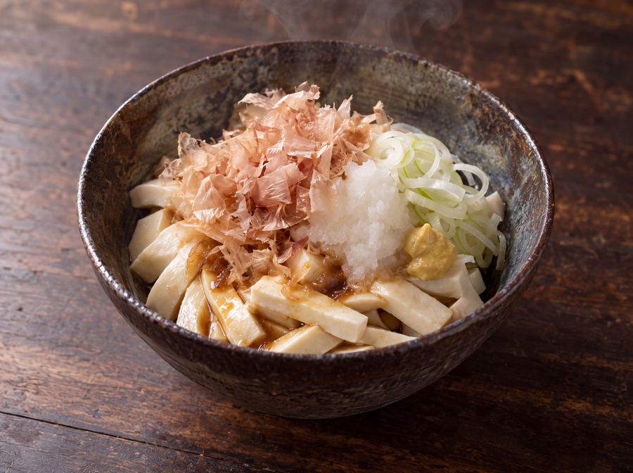 Tofu Noodles with Soy, Bonito and Daikon
