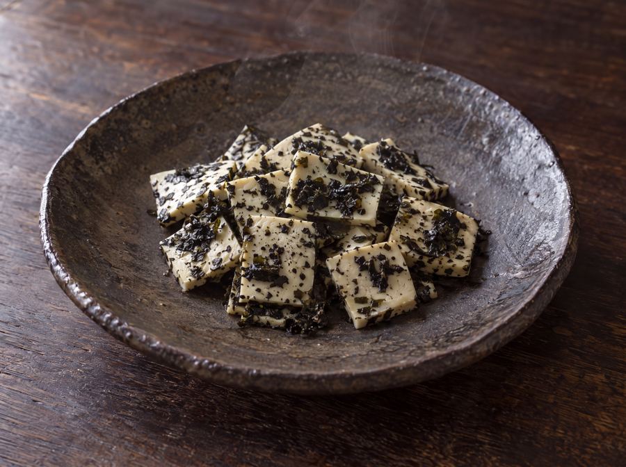 Tranches de tofu et nori