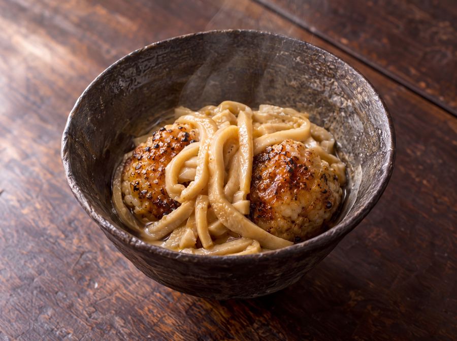 Miso-Reisbällchen in Tofubrühe